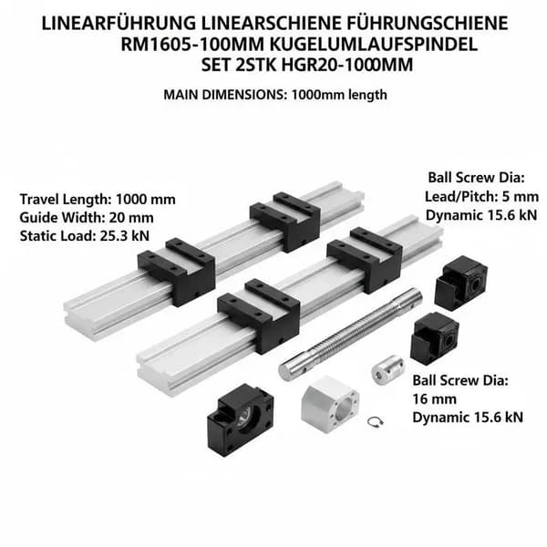 Lineær guide skinne, høj præcision bevægelse, nem installation,Rød