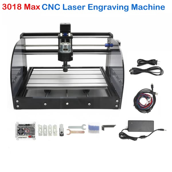 CNC Lasergravyrmaskin, Offlinekontroller, 3 Axlar Stöd,3018 max