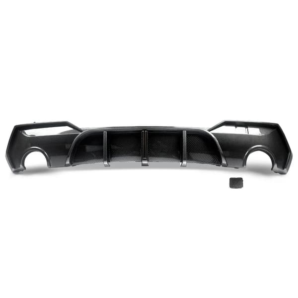 Bageste kofanger diffuser, LED lys, sporty design,kulstoflook