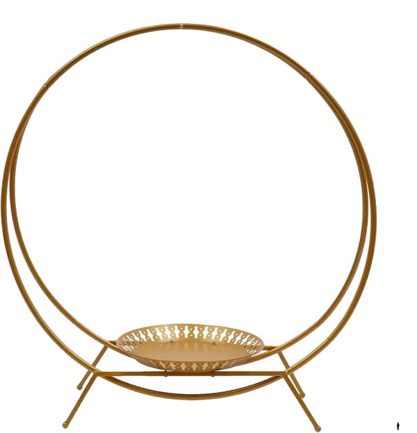 Blomsterställ, Guld Design, Mångsidig Dekoration,M, guld