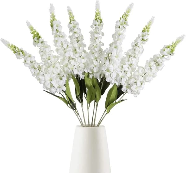 Konstgjorda Blommor, 5-pack, Heminredning,Beige, L-a