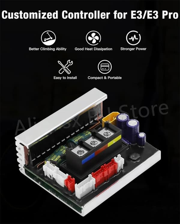 Controller, Hastighedsregulering, Kompatibel med Ninebot E3 Serien,E3 PRO Controller