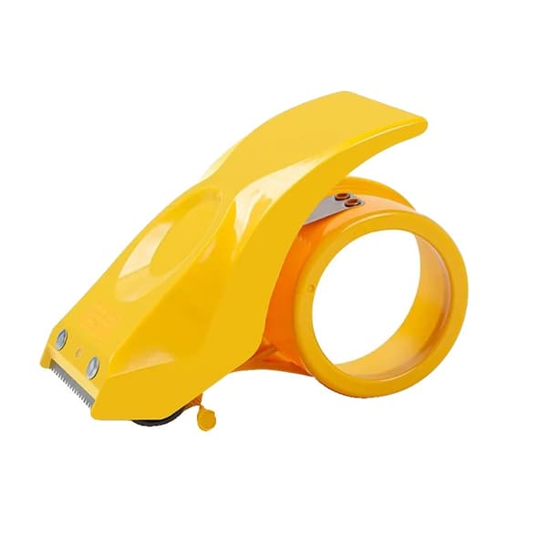 Tejpdispenser, Lättviktsdesign, Enkel Klippmekanism,Gul 1PC