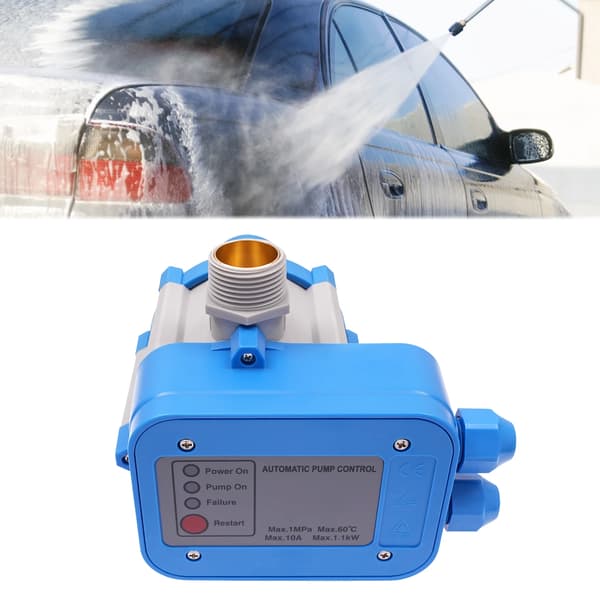 Vandpumpecontroller, Automatiseret Trykstyring, Holdbar Konstruktion,Blå