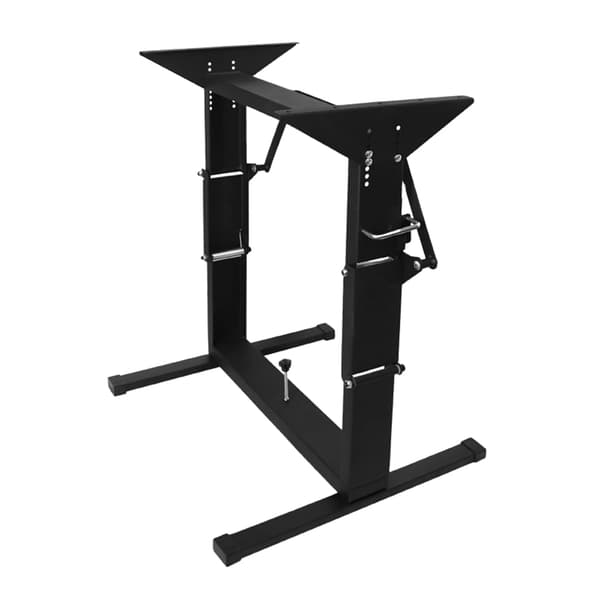 Justerbart Bordben, Lättviktsaluminium, Fällbar Design,Svart