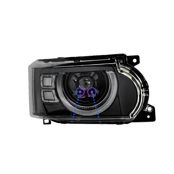 Hovedlampe, LED-forlygter, projektorlinse, Range Rover,Erstat front, Range Rover-a