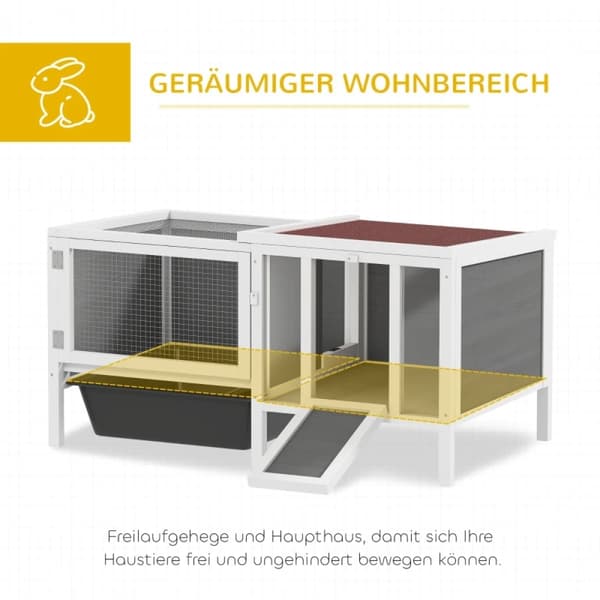 Kaninhus, Multi-Indgangsdesign, Nem Rengøringsfunktioner,MULTI