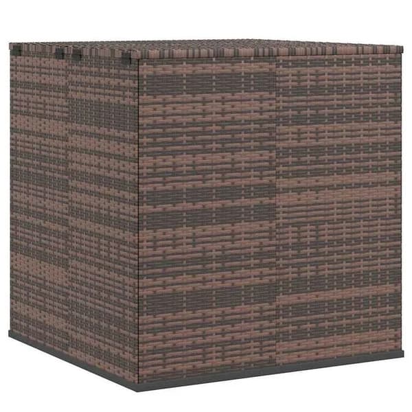 Havepude Opbevaringsboks, Holdbart Design, Rummelig Opbevaring,Brun