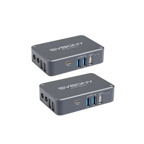 HUB-låda, hög hastighet USB-portar, ström skyddsfunktioner,SV241X2