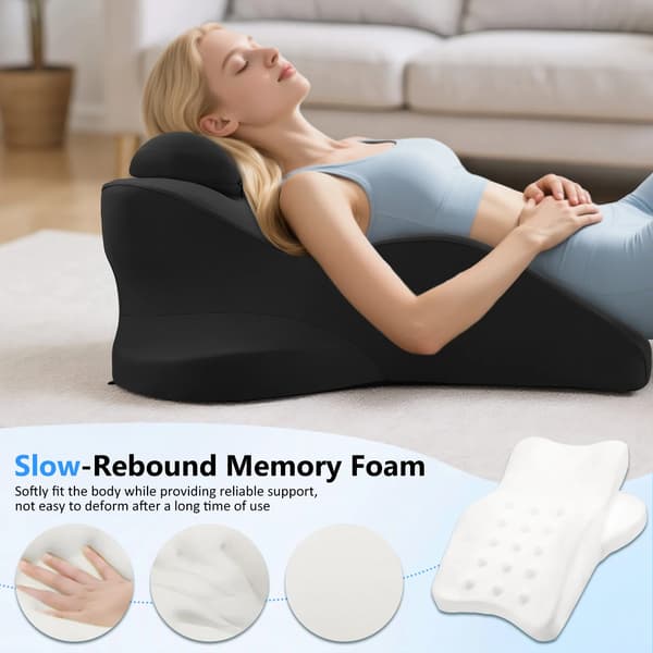 Bensæk, Hukommelsesskum, Ergonomisk Vinkel Design,sort