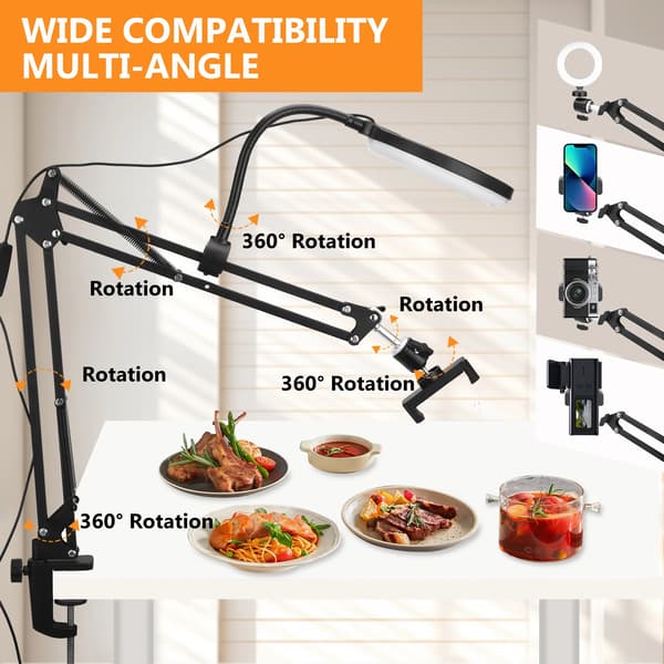 Telefonstativ, Overhead Design, Justerbar Arm,A