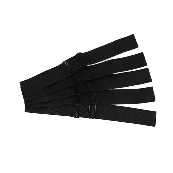 Flexibelt band, justerbar längd, hög elasticitet, 5 st