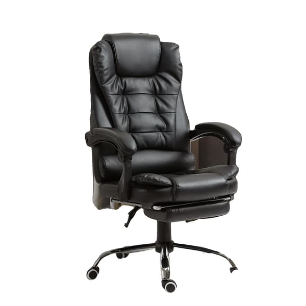 Kontorstol, Justerbar Højde, Ergonomisk Design,sort