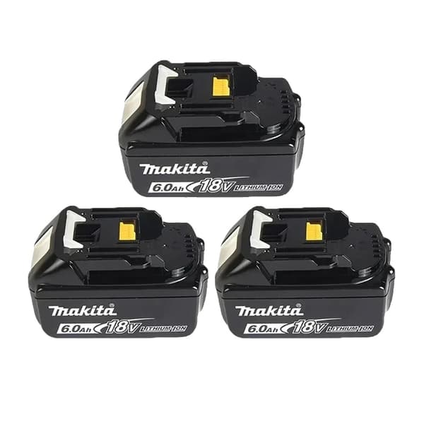 Batteri, 6Ah kapacitet, säkerhetsfunktioner, 3PCS 6000mAh