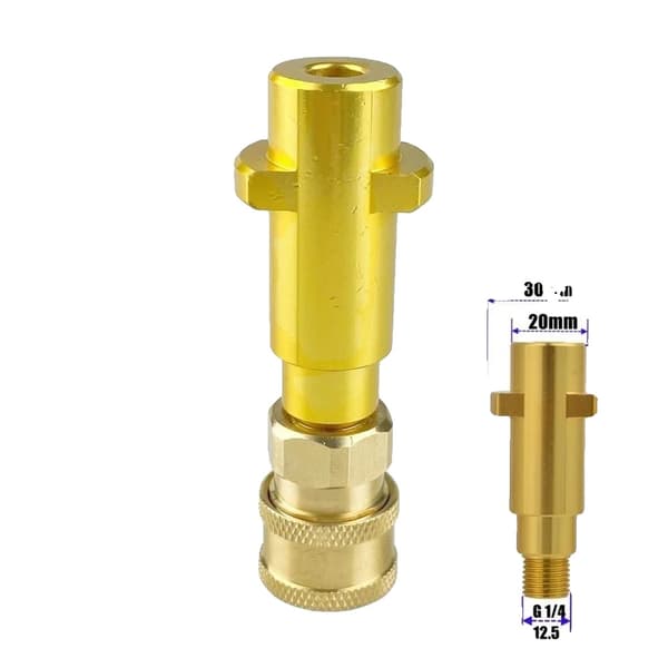 Högtryckstvättanslutning, 1/4" Snabbkoppling, Bajonettadapter,A