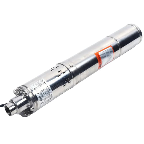 Nedsänkbar Vattenpump, Rostfritt Stål, Hög Effektivitet,EU, 220V, Silver