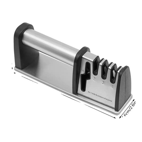Knivslip, 4-i-1 Funktion, Hållbara Material,M, silver