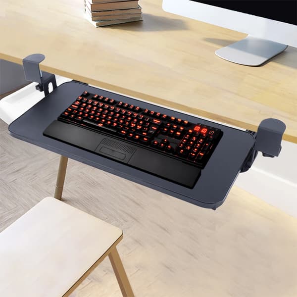 Tastaturbakke, Robust Design, Ergonomisk Utrækningsmekanisme,sort