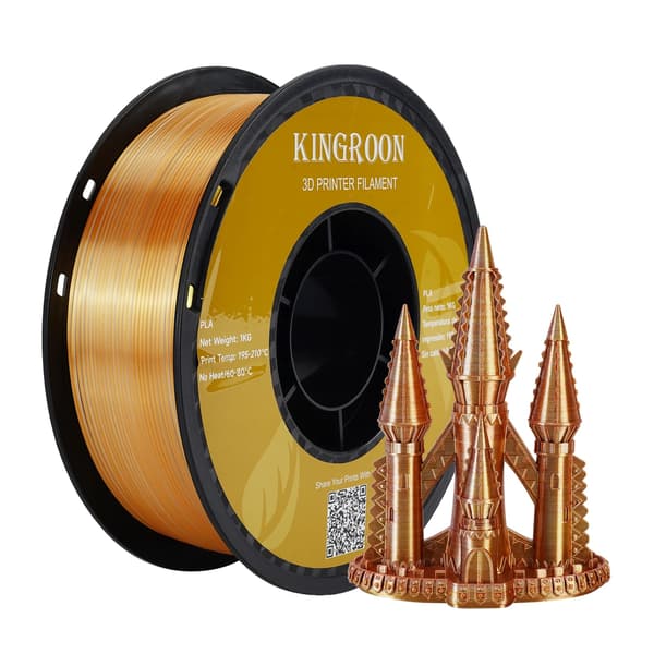 3D-skrivarfilament, Silk PLA, miljövänligt material,E