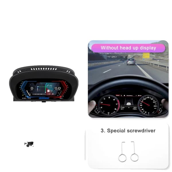 Digitalt instrumentpanel, trådløs forbindelse, køretøjsovervågningsfunktioner,E70 Carplay