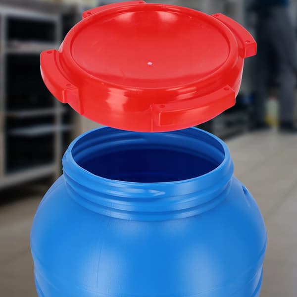 Plastfat, 30 Liters Kapacitet, Ergonomisk Design,Blå