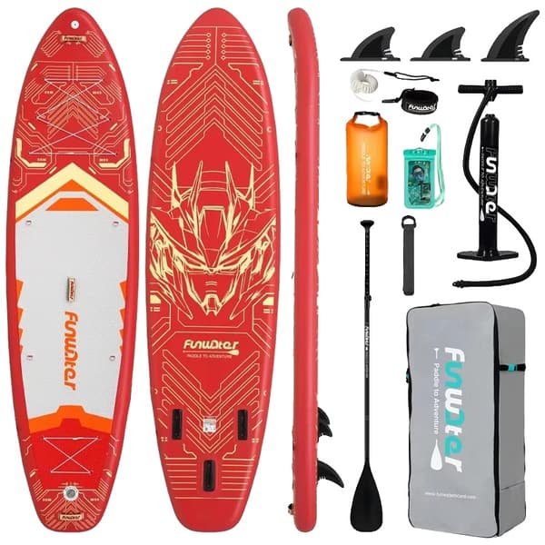 Stand Up Paddle Board, Antigliddesign, Maximal belastning 165 kg,SUPFW50C