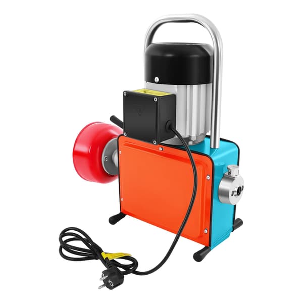 Avloppsrensare, 30m Flexibel Design, Kopparmotor,Orange