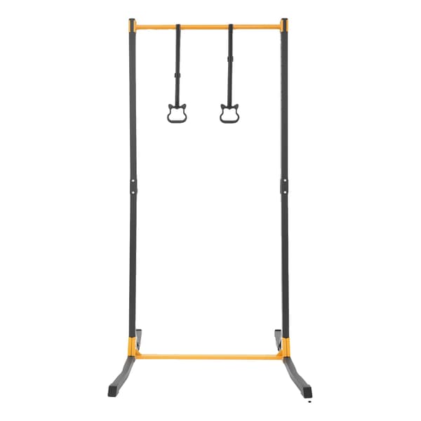 Pull-Up Station, Justerbar Höjd, Hög Lastkapacitet,svart