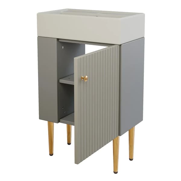 Badrumsinredning, Platsbesparande Design, Lätt Montering,Silver