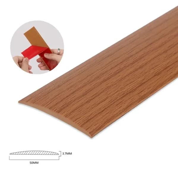 Gulvovergangslist, Selvklæbende, PVC Materiale,H, 2M-d