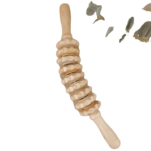 Trigger Point Massager, Trädesign, Muskelavlastning,En böjd