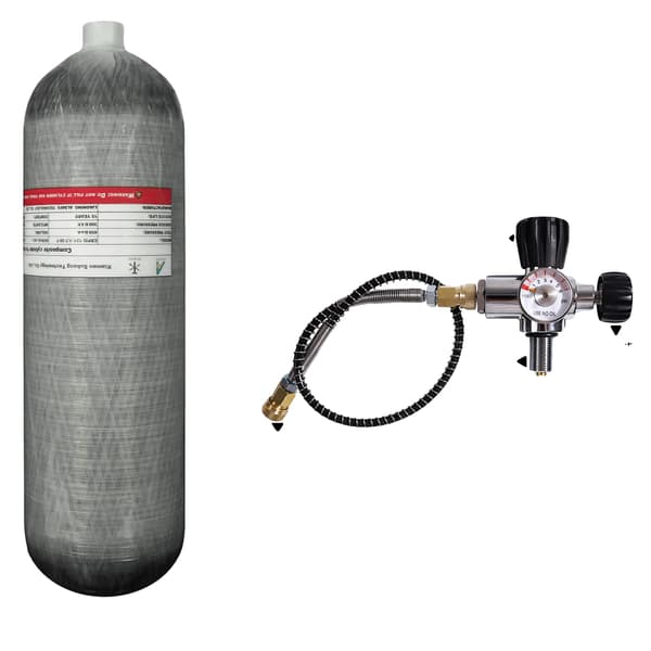 Högtryckstank, Kolfiber, Pålitlig Prestanda,4.7L med ventil B