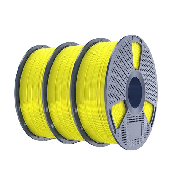 3D Filament, Flexibel TPU, 95A Hårdhet,Gul