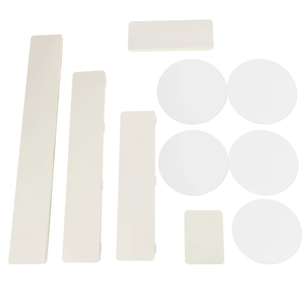 Papirblomst Stativer, Holdbart Design, Elegante Midtpunkter,HVID, M