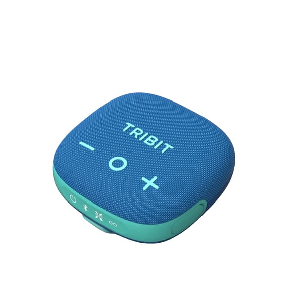 Bärbar Bluetooth-högtalare, Vattentät, 24 timmars speltid, Blå