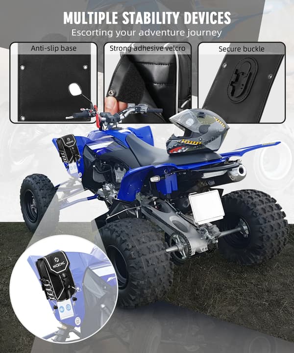 ATV Fender Bag, Holdbart Materiale, Vandafvisende,grøn
