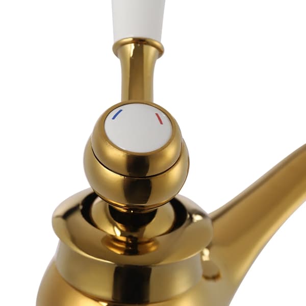 Basin Mixer Tap, Messing Konstruktion, Stilfuld Antik Design,Guld