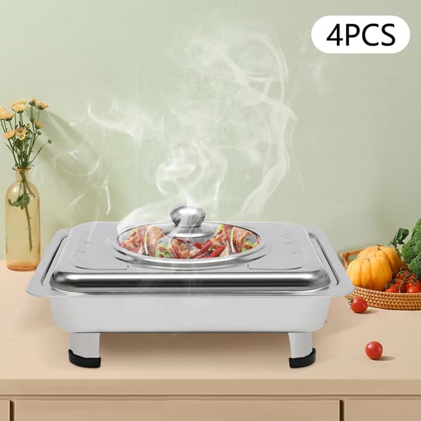 Chafing Dish, Rostfritt Stål Material, Elegant Design,Silver