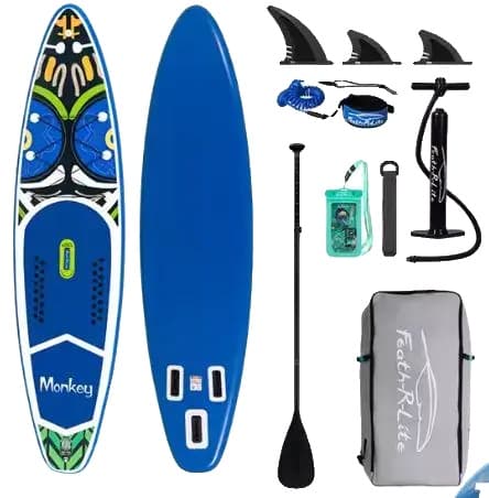 Stand-Up Paddleboard, Uppblåsbart Design, Hög Lastkapacitet,350*84*15CM