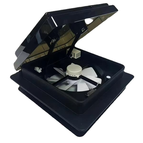 Loftventilator, Stille drift, Smart regnsensor,Hele Sort-36