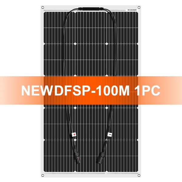 Solpanel, Bärbar, Flexibel Design,100W
