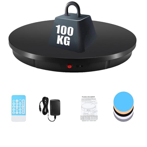 Display Stativ, 360° Rotation, Høj Vægtkapacitet,52cm 100kg