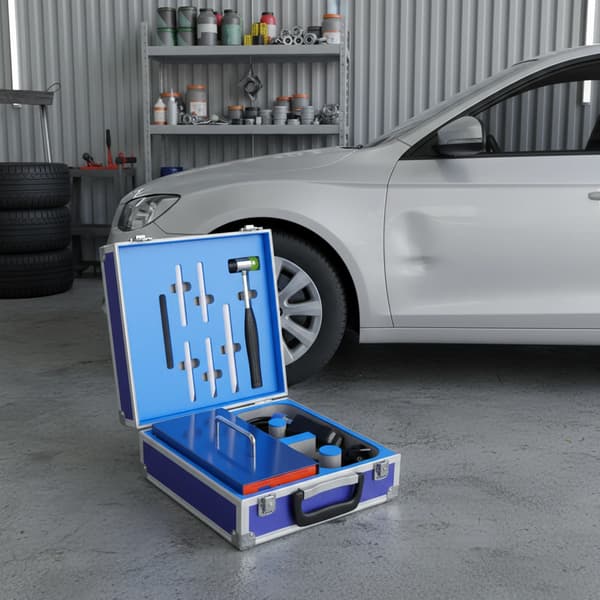 Dent Puller Kit, Elektromagnetisk Værktøj, Bærbar Reparationskasse,Blå