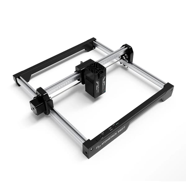 Lasergravør, Modulært Design, Multi-Materiale Kapacitet,7W, EU, Hurtig