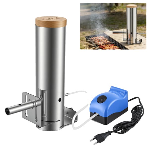 Koldrøgsgenerator, Tilpasseligt røgprofil, Kompatibel med BBQ-grill,Gennemsigtig