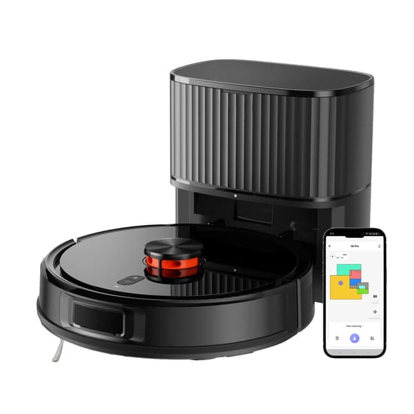 Robotstøvsuger, 700W Effekt, Smart Navigation,sort
