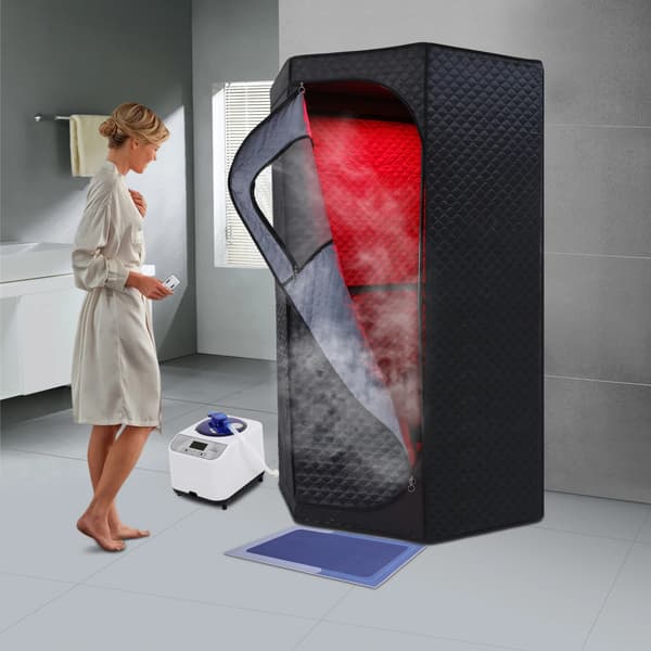 Damp Sauna, 1350W, 100-240V, 9 Varmeindstillinger, 1 Times Timer, CE Certificeret