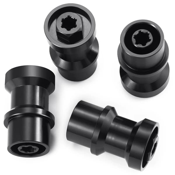 Hex Adapter, Aluminiumlegering, Konverterer Enkelt til Dobbelt Hjul,1Sæt