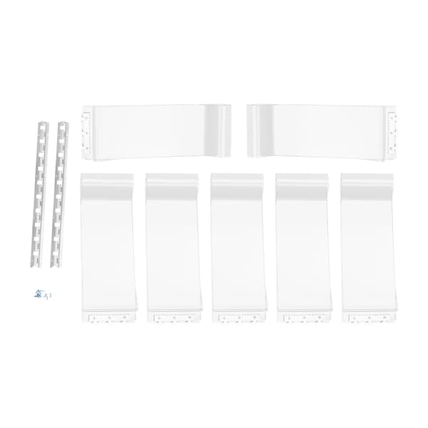 Gardiner, PVC-materiale, vind- og vandtæt,HVID