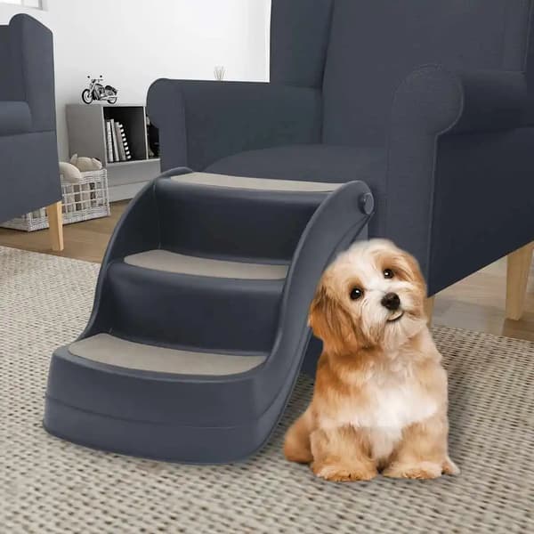 Hundtrappor, Fällbar Design, Halkfria Steg,armégrön